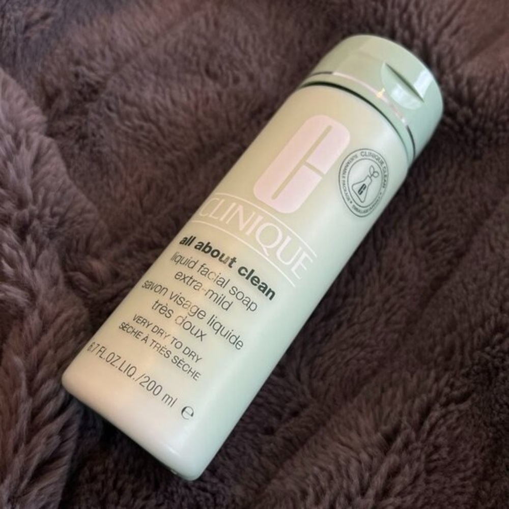 New Clinique All About Clean Liquid Facial Soap ExtraMild 200ml